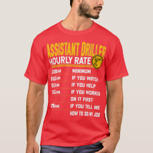 Camiseta Mineiro Geólogo de Taxa Horária do Driller Assiste
