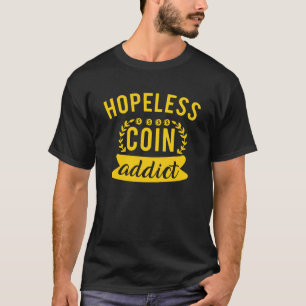 Camiseta Mineiros Criptográficos Viciados em Moedas Sem Fio