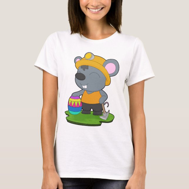 Camiseta Mineração de Páscoa de Rato (Frente)