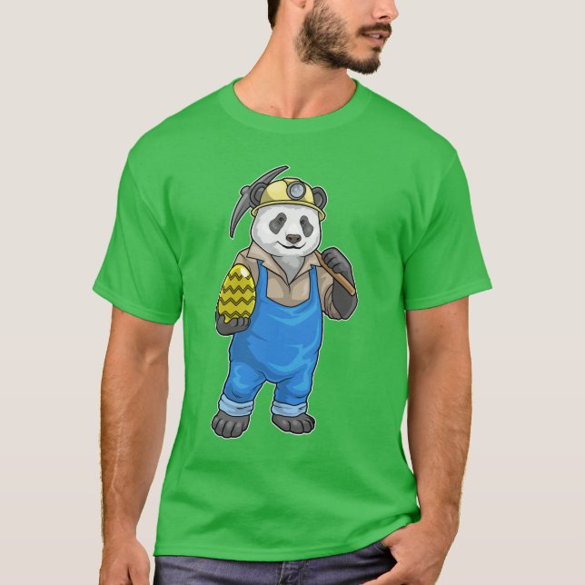 Camiseta Mineração de Páscoa Panda (Frente)