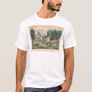 Camiseta Mineração Dourado em Califórnia (0636A)