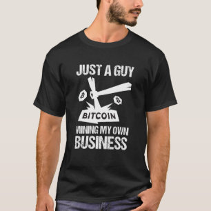 Camiseta Mineração Engraçada Ventiladores De Bitmoney Apena