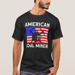 Camiseta Mineração subterrânea de Carvão Americano Minerame