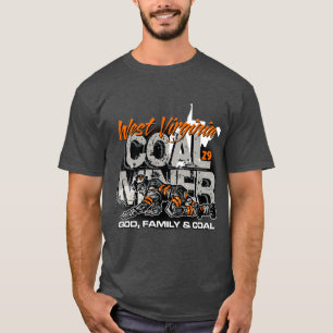 CAMISETA MINERADOR DE CARVÃO DA VIRGÍNIA OCIDENTAL