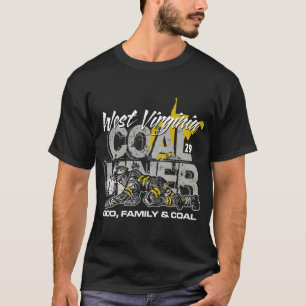 Camiseta MINERADOR DE CARVÃO DE VIRGÍNIA OCIDENTAL por earl