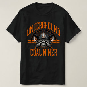 CAMISETA MINERADOR DE CARVÃO SUBTERRÂNEO