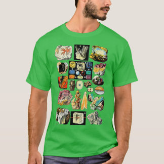 Camiseta Minerais Gems e Cristais Rock Collecting Geology