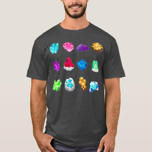 Camiseta Minerais Gems e Cristais Rock Collecting Geology
