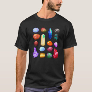 Camiseta Minerais Gems e Crystals Rock Collecting