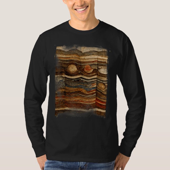 Camiseta Minerals Gems and Crystals Rock Collecting Geology (Frente)