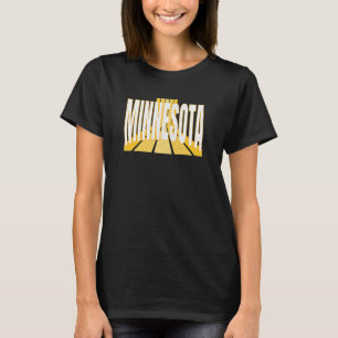 Camiseta Minesotano Roxo e Amarelo Minesota Retro Strike