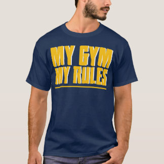 Camiseta Minha academia, minhas regras garota