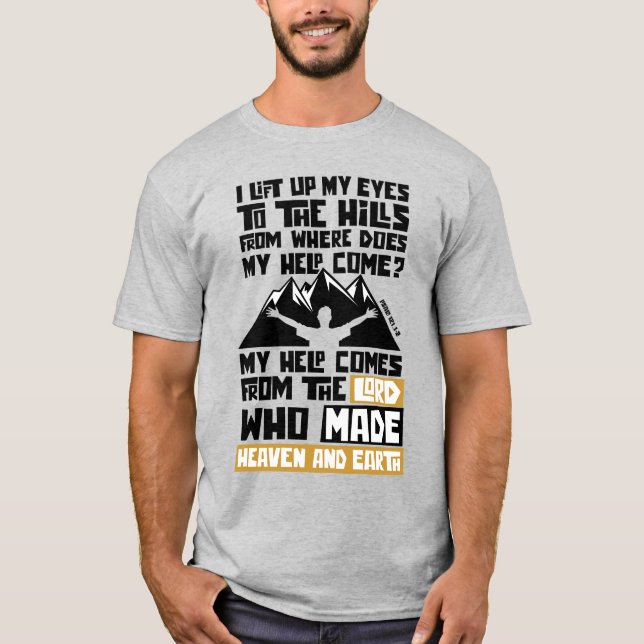 Camiseta Minha Ajuda vem do Senhor (Frente)