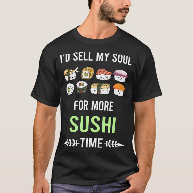 Camiseta Minha Alma Fazendo Sushi (Frente)
