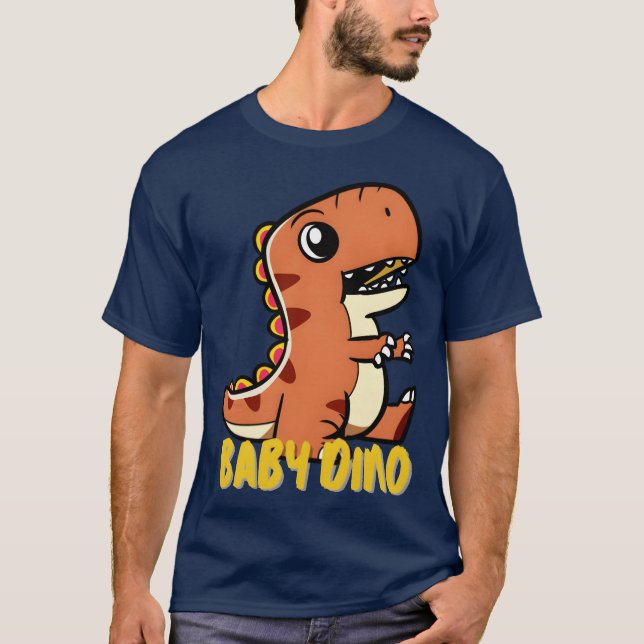 Camiseta Minha amiga menina Dino (Frente)