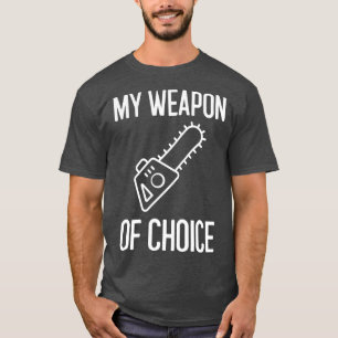 Camiseta Minha Arma Escolhida Arborista Dotada Clássica