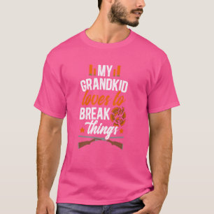 Camiseta Minha Armadilha Vovô Atirando Armadilha Vovó Atira