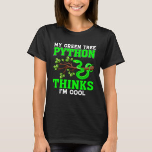 Camiseta Minha árvore verde Python acha que estou Legal diz