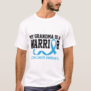 Camiseta Minha avó é personalizada pelo guerreiro do Cancer