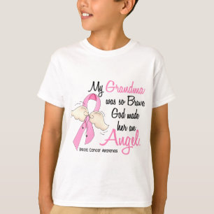 Camiseta Minha avó é um cancro da mama do anjo 2
