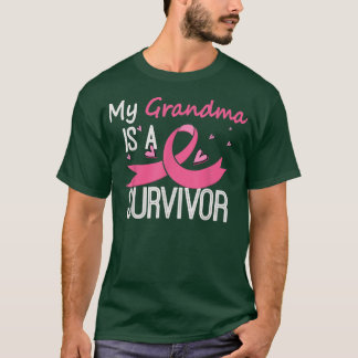 Camiseta Minha Avó É Uma Consciência De Cancer De Sobrevivê