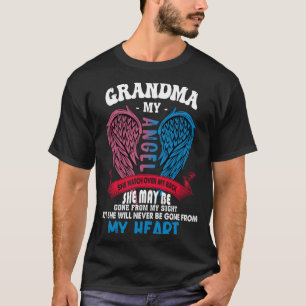 Camiseta Minha Avó, Meu Anjo, Ela Nunca Vai Sair Da Minha