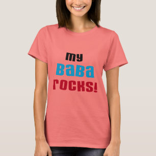 Camiseta Minha Baba Rocks T-shirts e presentes