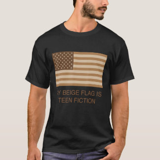 Camiseta Minha Bandeira De Cerco É Ficção Adolescente