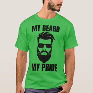 Camiseta Minha Barba Meu Orgulho Mundo Beard Dia Engraçado