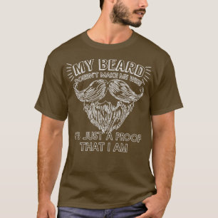 Camiseta Minha Barba Não Me Faz Sábio Apenas Prova 1