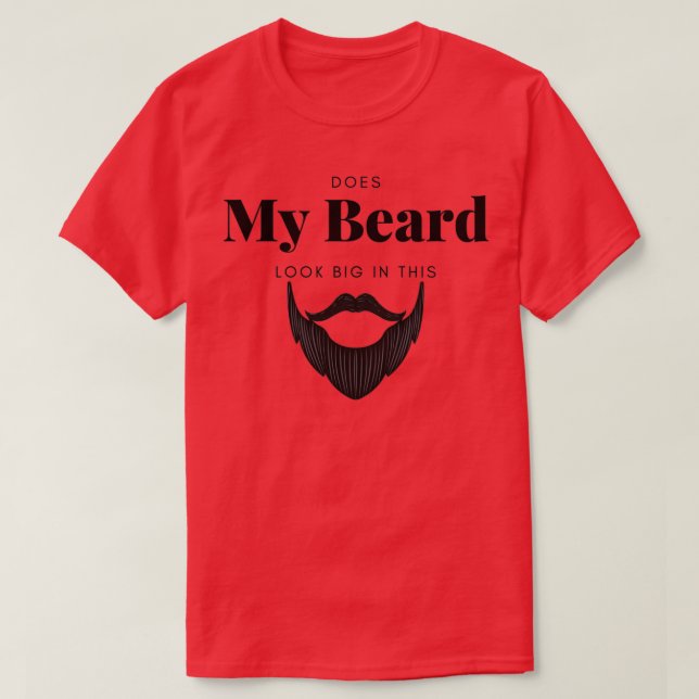 Camiseta Minha Barba Parece Grande Nisso 4 (Frente do Design)