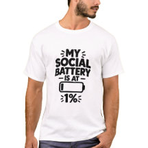 Minha Bateria Social Está Em 1 Porcento Introverti