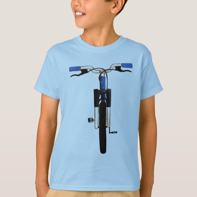 Camiseta minha bicicleta azul (Frente)