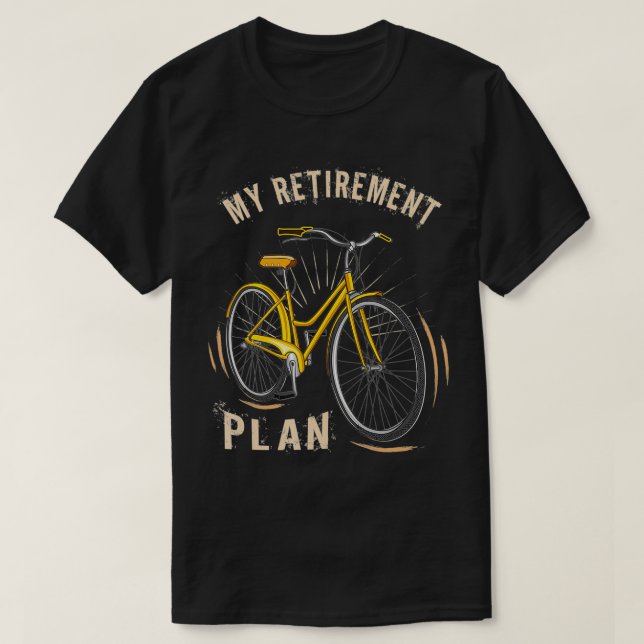 Camiseta Minha bicicleta do Plano de Reforma (Frente do Design)