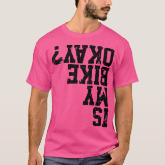 Camiseta Minha Bicicleta Está Bem Engraçada Excelente De Bi