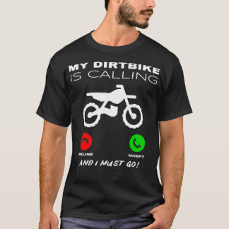 Camiseta Minha Bicicleta Está Ligando Para Eu Ir Para A Mot