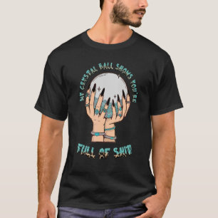 Camiseta Minha Bola Cristal Mostra seu Cheio Ocidental em 2