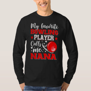 Camiseta Minha Boliche favorita me chama de mãe da Nana