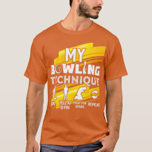 Camiseta Minha Boliche Technique Funny Bowler Boliche