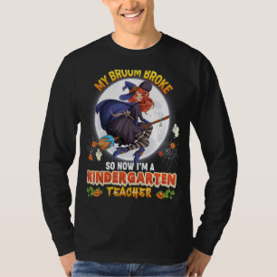 Camiseta Minha Broom partiu, então agora sou professor de j