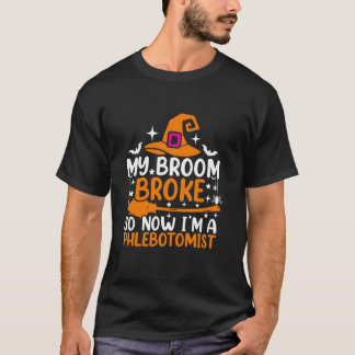 Camiseta Minha Broom partiu, então agora sou um Phlebotomis