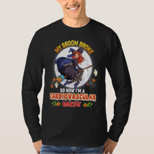 Camiseta Minha Broom partiu, então agora sou uma enfermeira