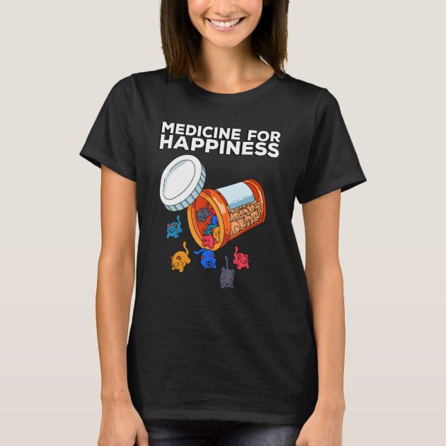 Camiseta Minha Caixa de Comprimidos Felizes Todos os Dias A (Frente)