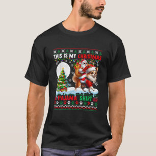 Camiseta Minha camisola de Natal Santa Rena Chihuahua Sweat