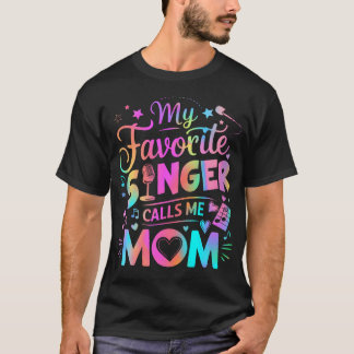 Camiseta Minha Cantora Favorita Me Chama de Mãe Melhor Mãe