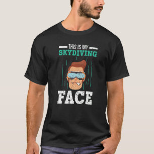 Camiseta Minha Cara De Skydiving Parachute Skydive Sk
