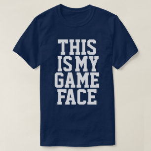 Camiseta Minha cara do jogo