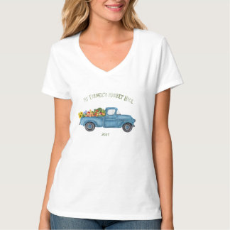 Camiseta Minha Carga do Mercado de Agricultores Caminhão Az
