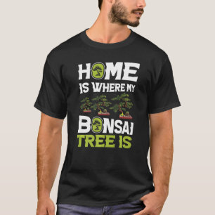 Camiseta Minha Casa Minhas Bonsai Árvores Bonsai Cute Bonsa