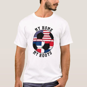 Camiseta Minha Casa Minhas Raízes Bandeira da República Dom